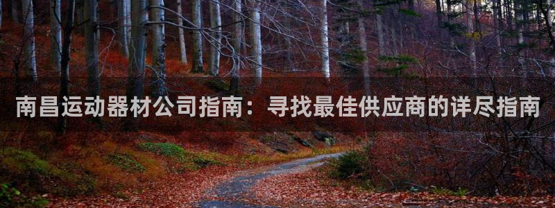 意昂体育3平台假的吗是真的吗：南昌运动器材公司指南：