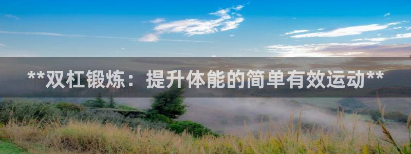 意昂体育3平台是正规平台吗：**双杠锻炼：提升体能的