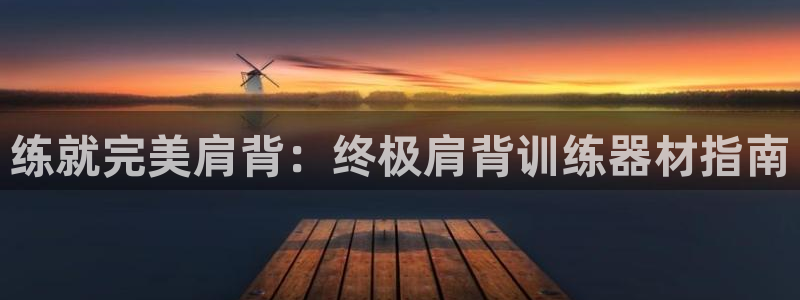 意昂3娱乐首页官网下载：练就完美肩背：终极肩背训练器