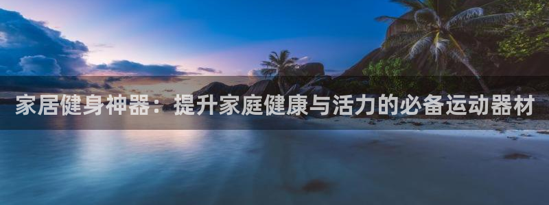 意昂3五金厂：家居健身神器：提升家庭健康与活力的必备